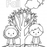 Fall Coloring Sheet