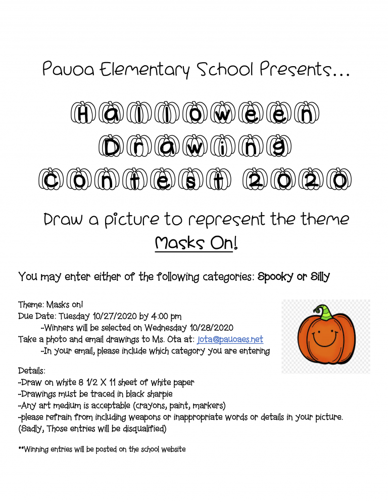 Halloween Drawing Contest