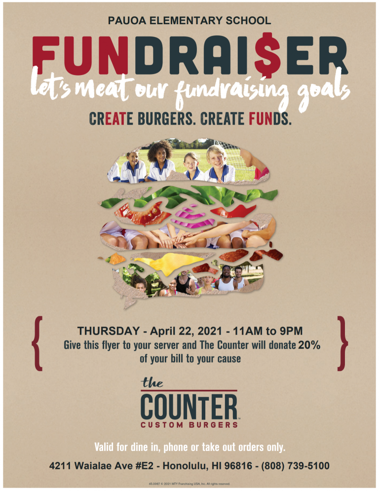 Pauoa COUNTER FUNDRAISER