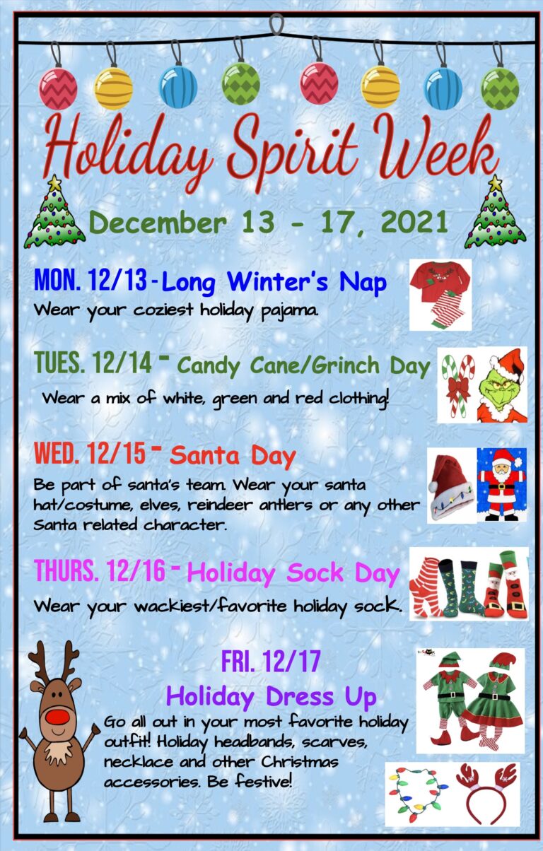 Holiday Spirit Week