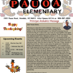 November Newsletter Front Page