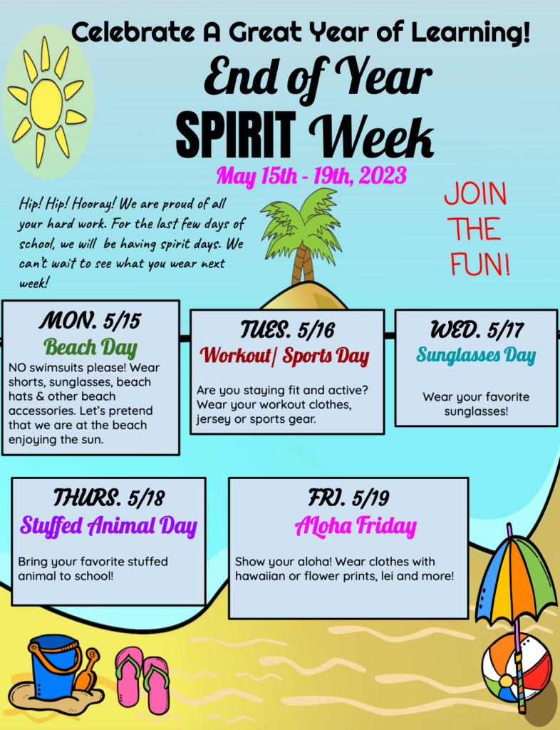 Pauoa Spirit Week May 2023