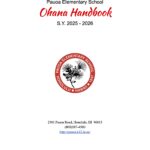 Pauoa Elementary Ohana Handbook SY 25 26 Cover Image