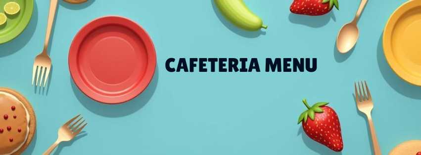Menu Cover Cafeteria Menu Banner