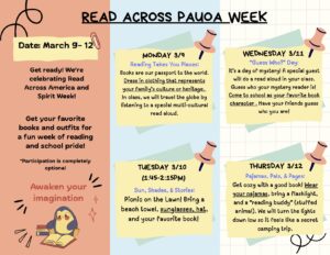 Read Across Pauoa Week