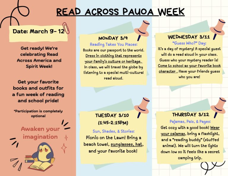 Read Across Pauoa Week